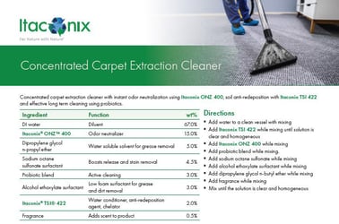 Formula: Concentrated Carpet Extraction Cleaner